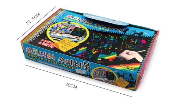 韓版DIY炫彩刮刮本 POP20529