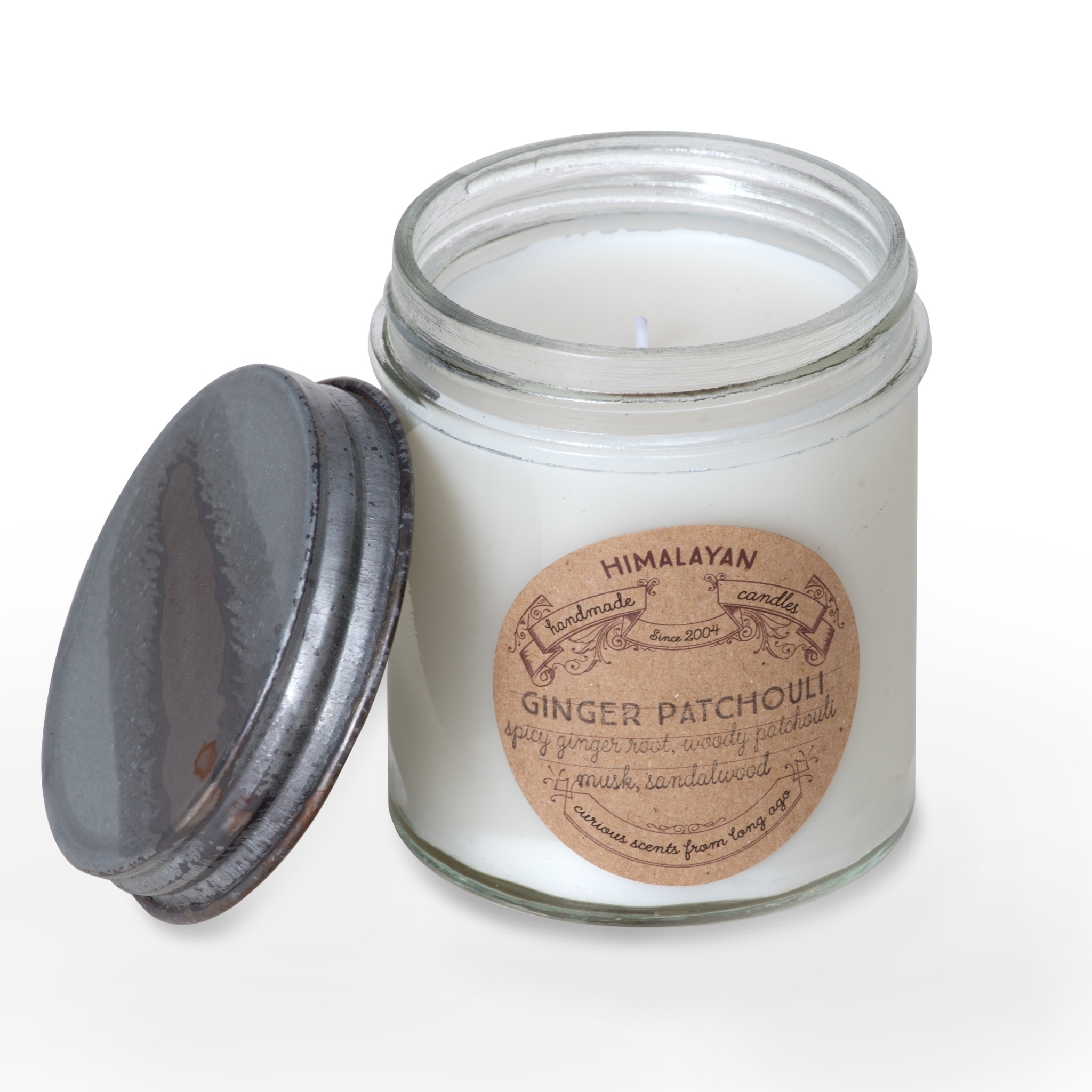 美國手工蠟燭 Tobacco Bark 甜木菸草-鋁蓋奶油玻璃小罐