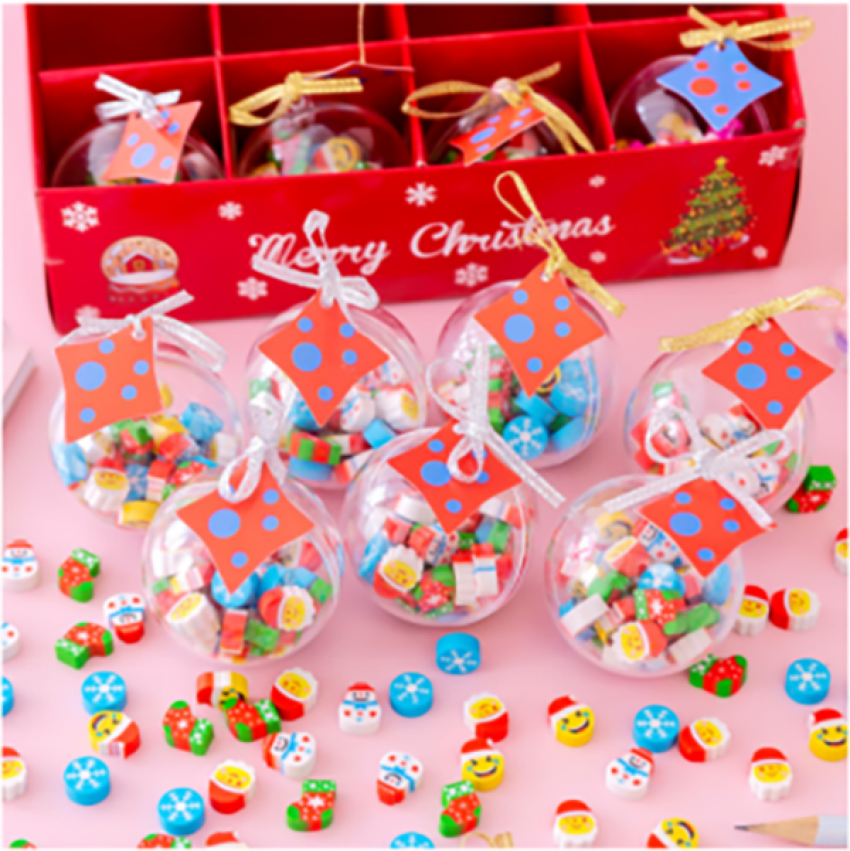 聖誕球卡通橡皮擦 A831