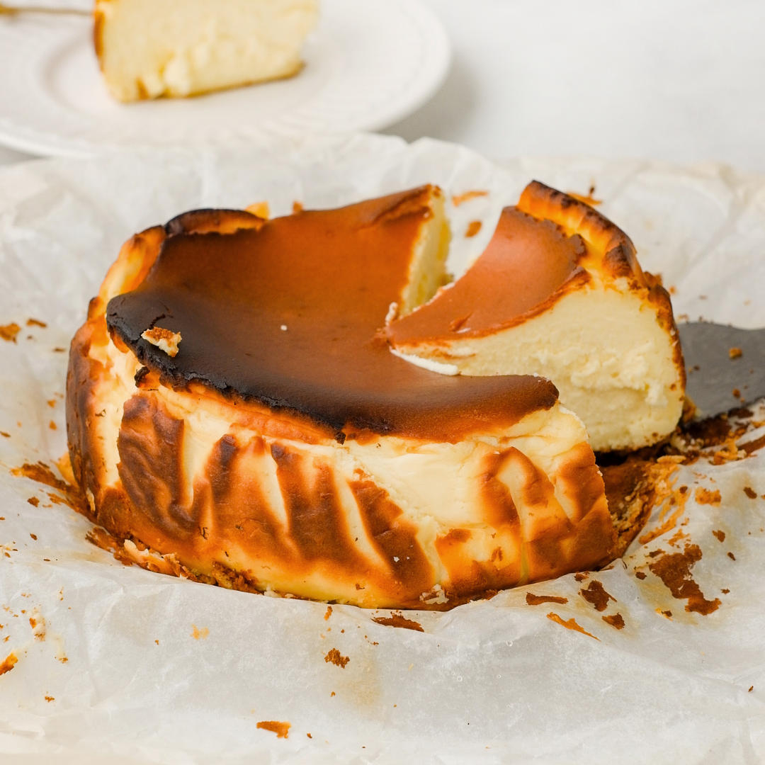 【米樂客】波本香草/經典芋泥巴斯克｜6吋｜無麩質蛋糕