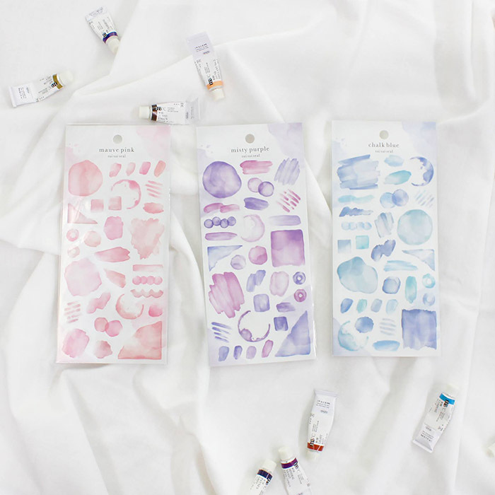 Mind Wave Sticker－Sui Sai Seal Series (Japanese Stationery Brand)