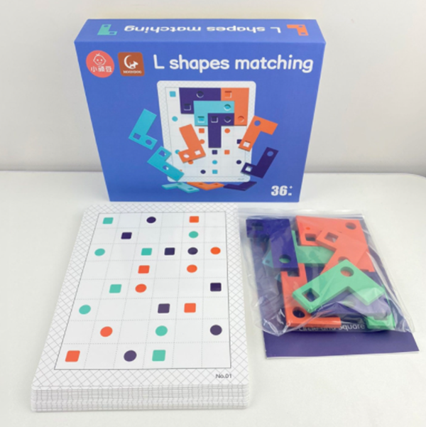 L型配對積木桌遊 ZX0082