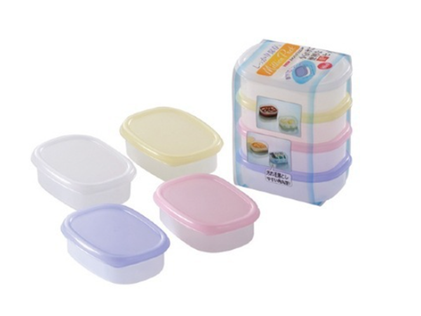 日本YAMADA迷你保鮮盒(4個裝) 1517