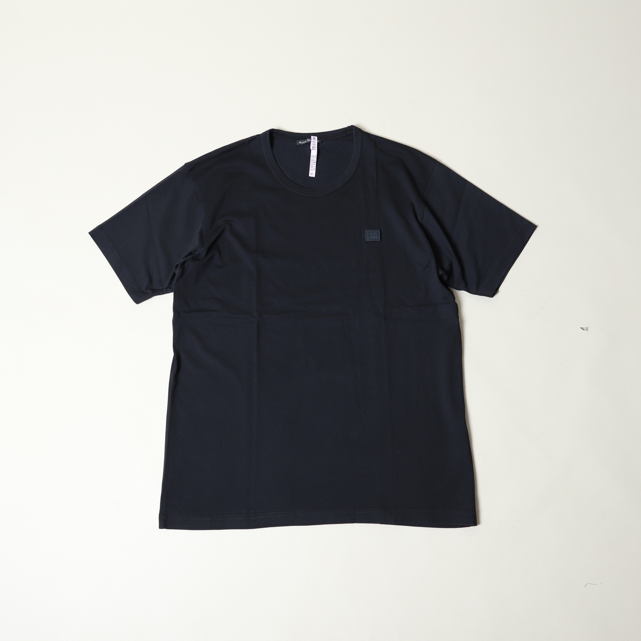 二手XL號 ACNE STUDIOS ELLISON FACE T-shirt  TEE 黑色 經典款 小LOGO 短T
