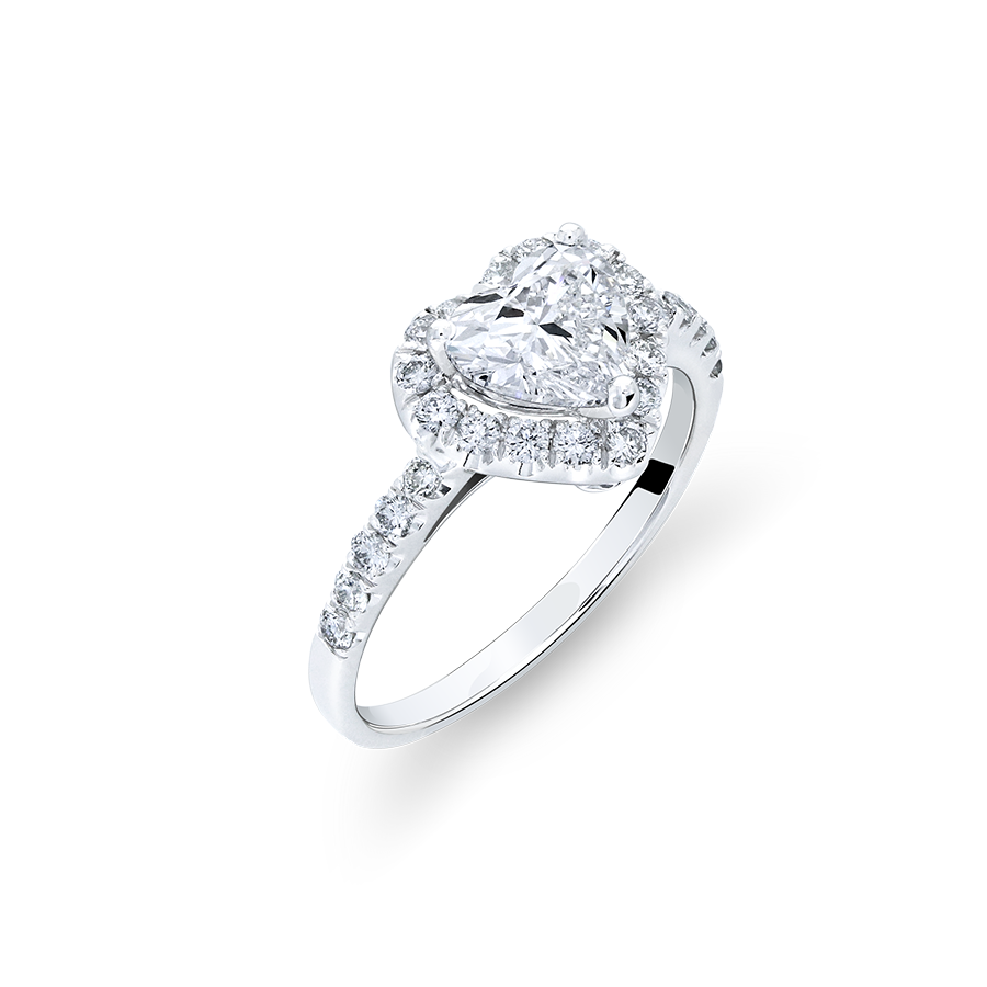 觸動心弦 — GIA1克拉心型鑽戒