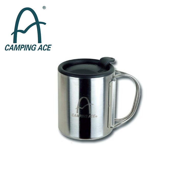 Camping Ace 野樂 小鋼砲斷熱杯 220CC、300CC 不鏽鋼/旋轉杯蓋/易清洗 52CARC-156-8