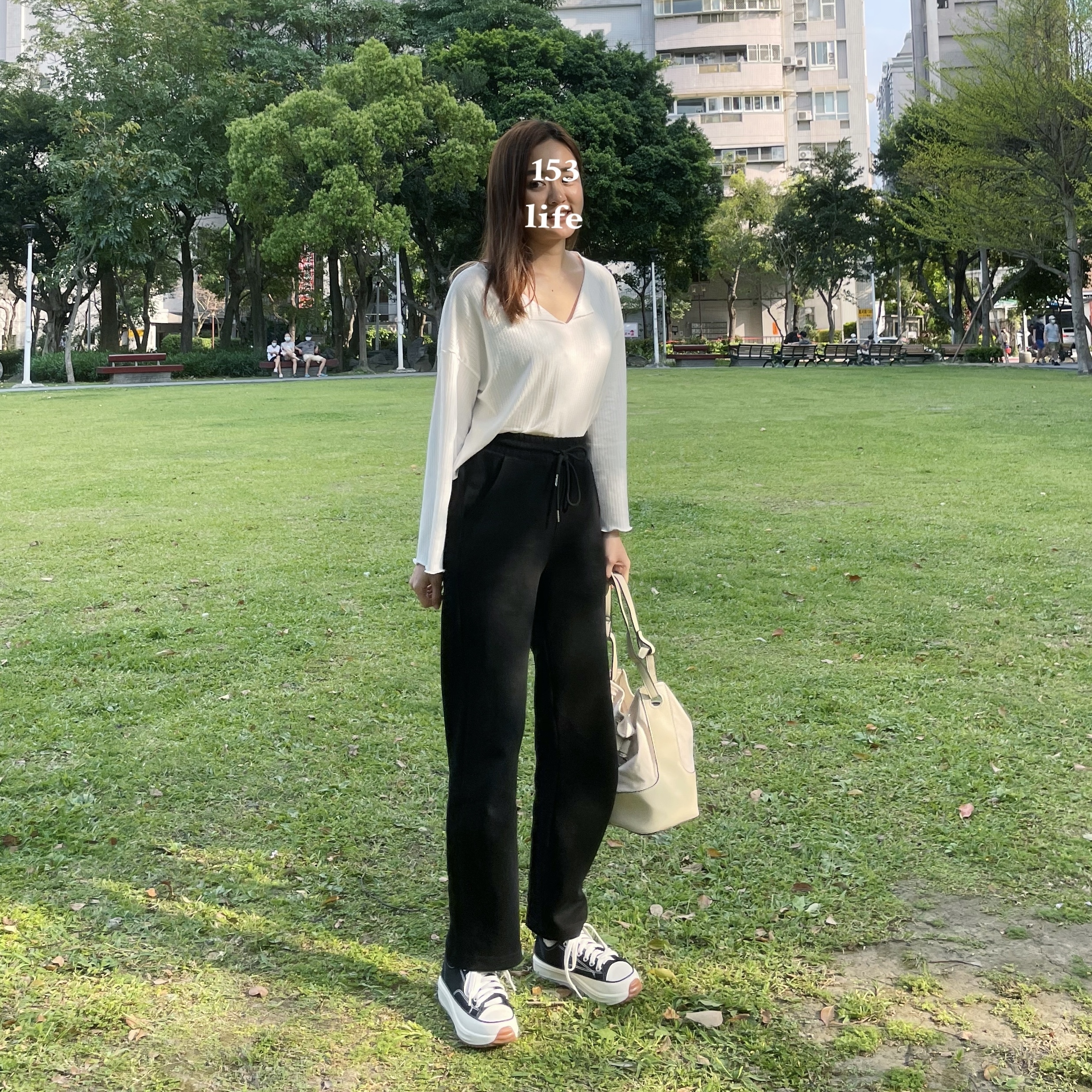 春夏舒適鬆緊長款寬鬆棉褲(XXS-L)