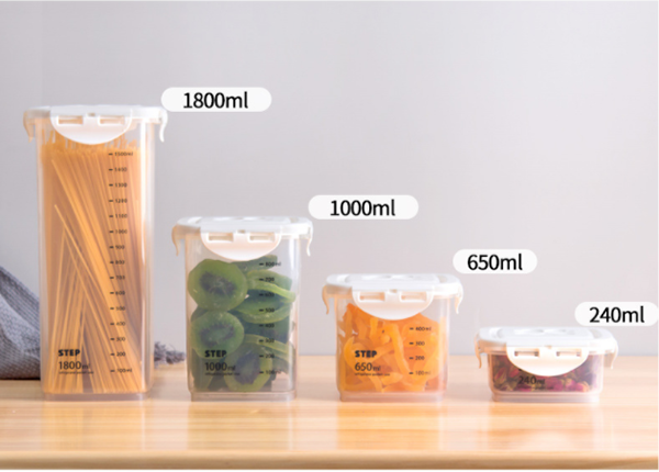 日本KINBATA密封收納盒-1800ml KIN4-1800