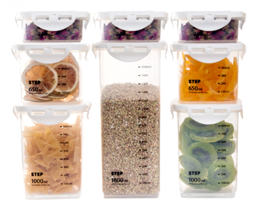 日本KINBATA密封收納盒-1000ml KIN4-1000