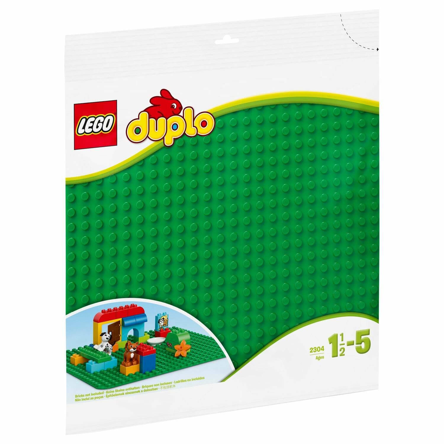[飛米樂高積木磚賣店] LEGO2304 Duplo-® 得寶® 綠色拼砌底板