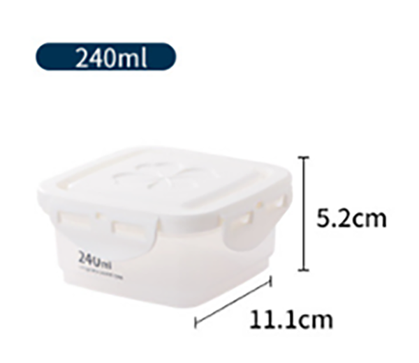 日本KINBATA密封收納盒-240ml KIN4-240