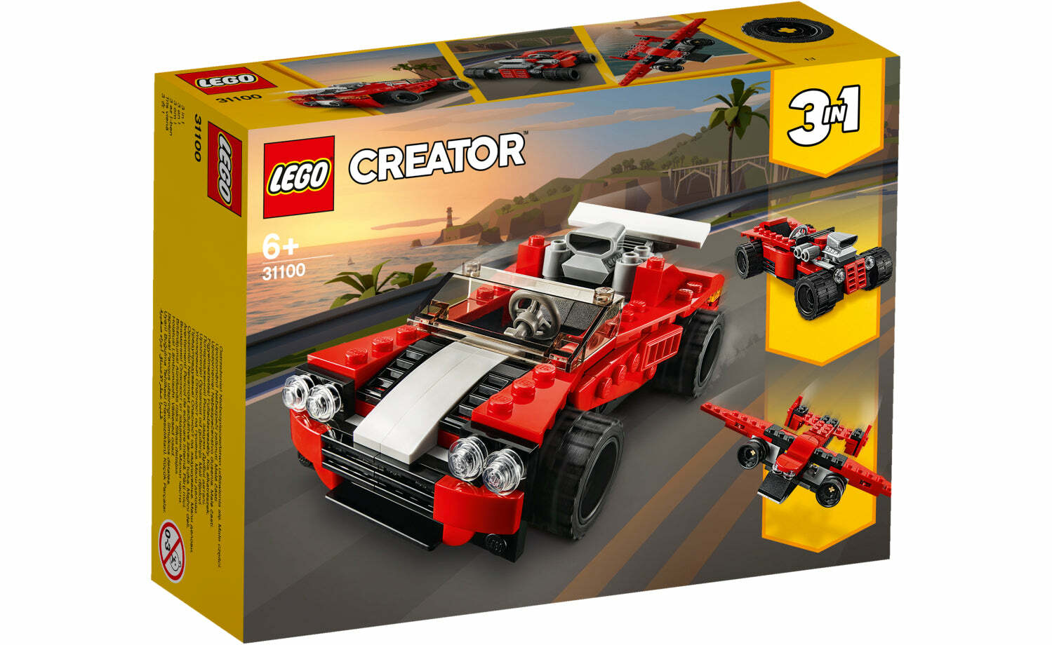 [飛米樂高積木磚賣店] LEGO 31100 Creator-三合一創意 跑車