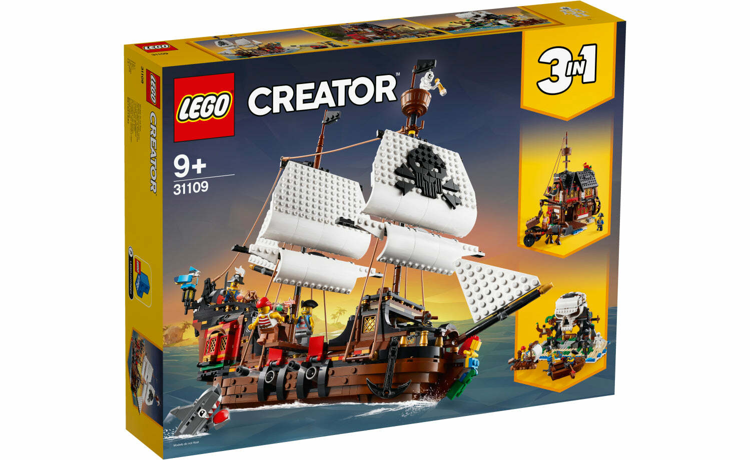 [飛米樂高積木磚賣店] LEGO 31109 Creator-三合一創意 海盜船