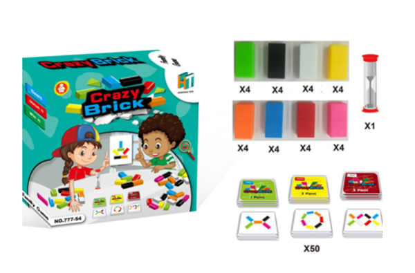 現貨區 瘋狂的磚頭圖案遊戲 777-54