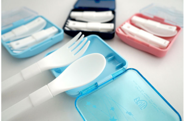 日系折疊叉勺餐具盒 90108