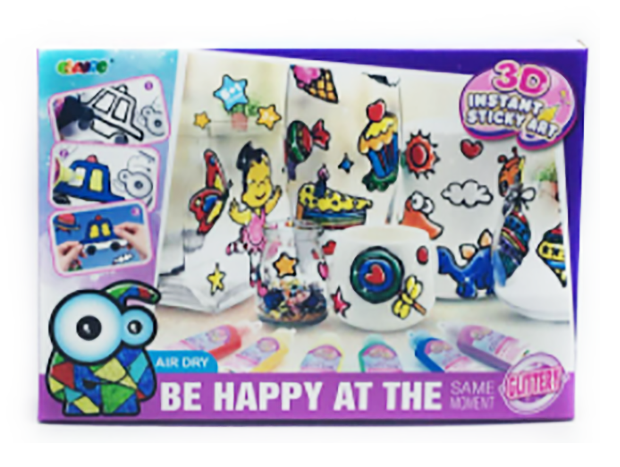 DIY 3D立體免烤膠畫 9012E