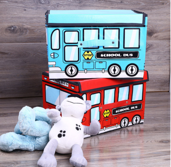 卡通汽車防水玩具收納箱 SY006-7