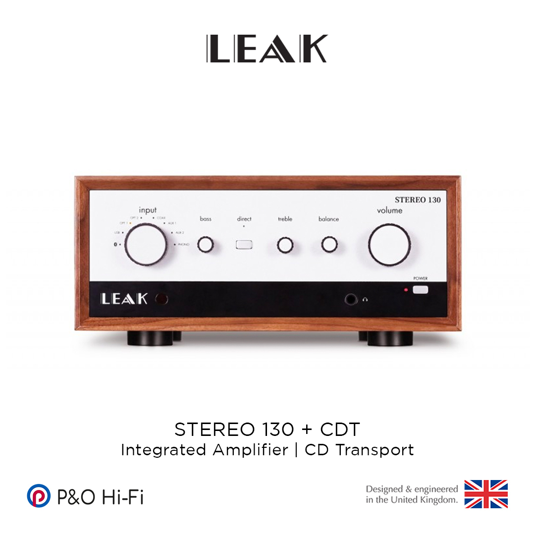 LEAK STEREO 130 合併式擴音機(胡桃木色)