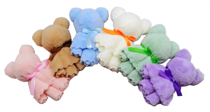 小熊毛巾(手挽袋包裝) SPD708