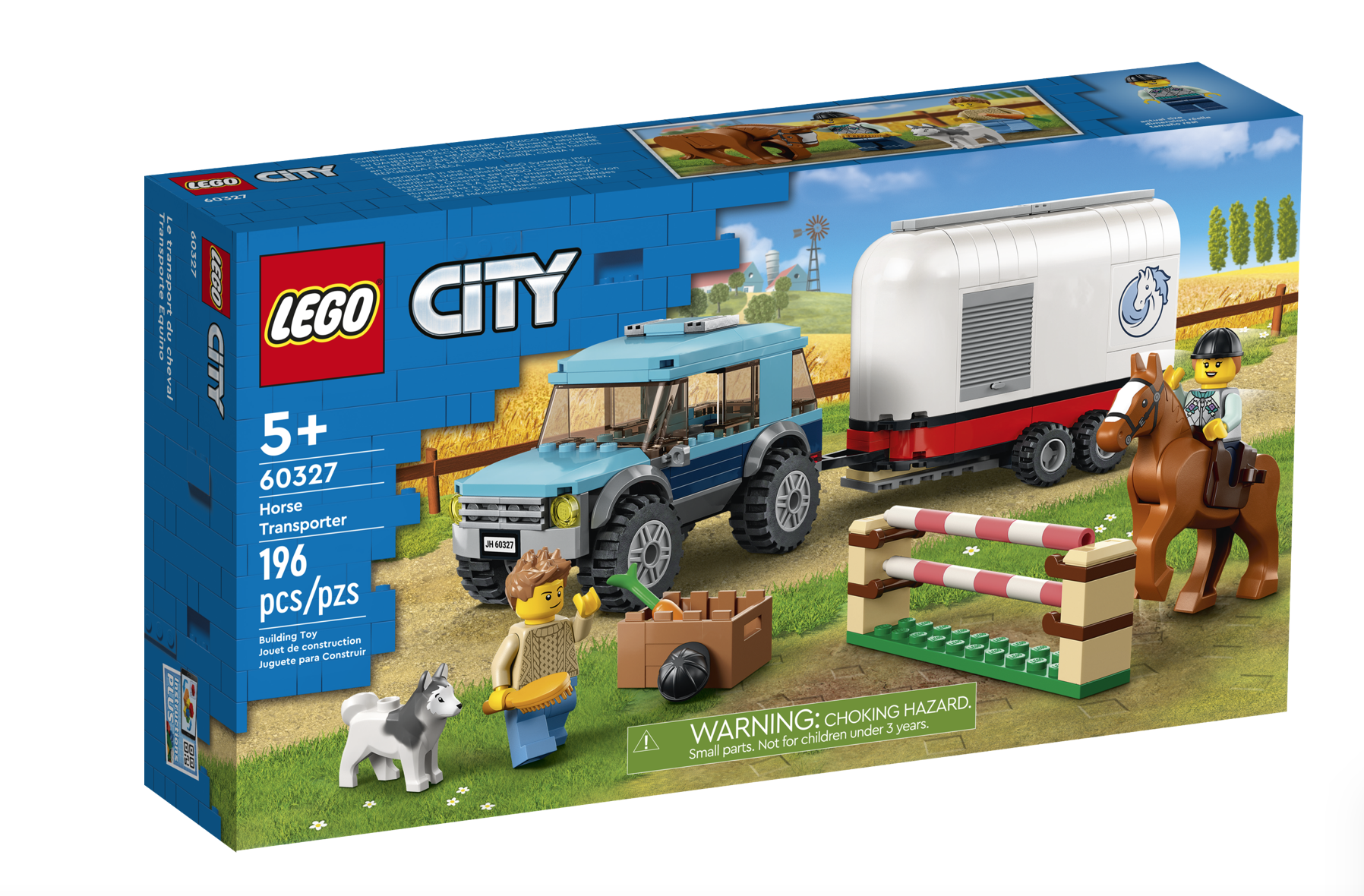 [飛米樂高積木磚賣店] LEGO 60327 City-馬匹運輸車