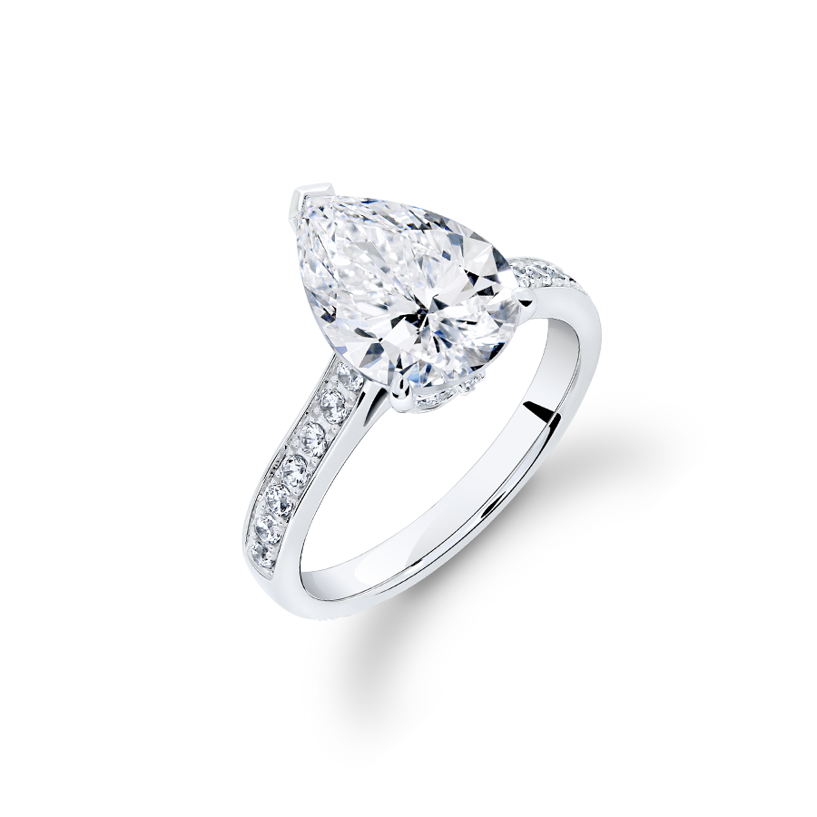 星雨 — GIA鑽石戒指