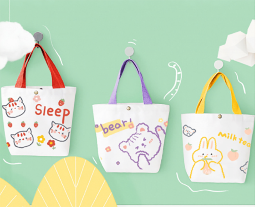 INS風手提帆布袋 65123