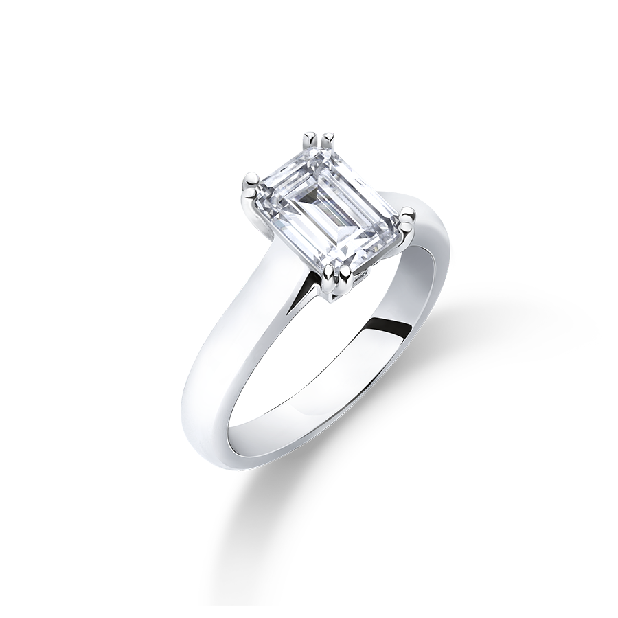 寂靜 — GIA鑽石戒指