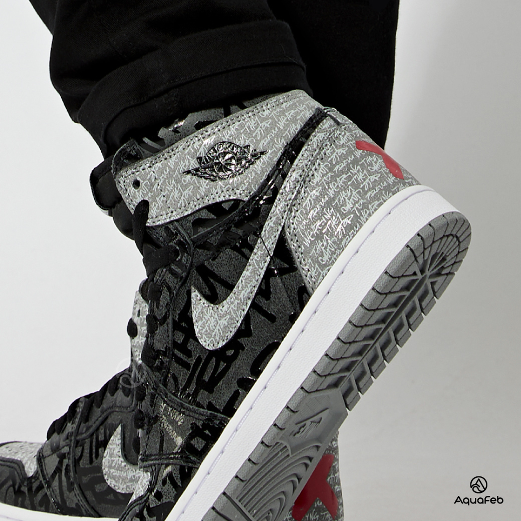 Nike Jordan 1 Retro High OG Rebellionaire 男黑休閒鞋55508