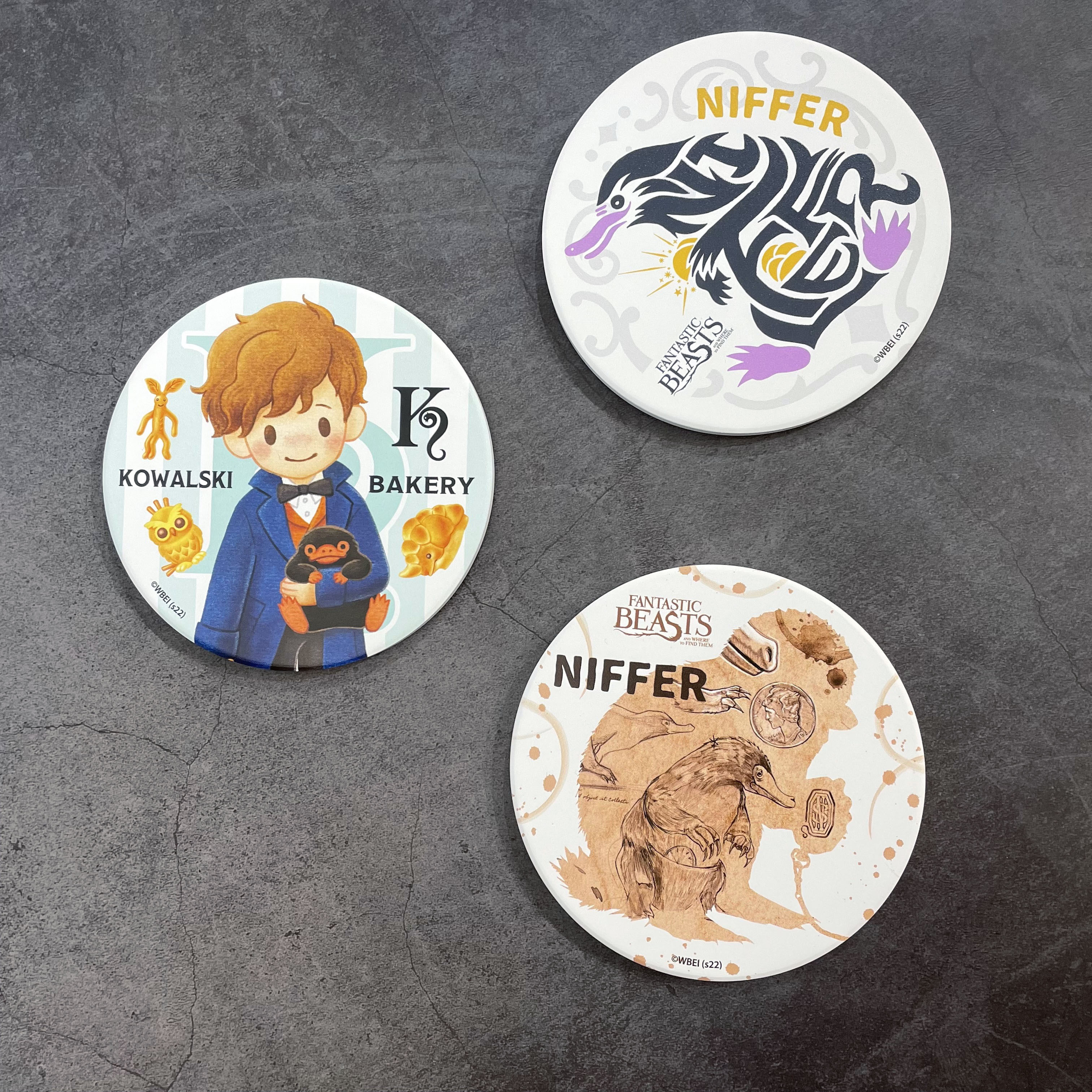 怪獸與牠們的產地-陶瓷杯墊 (三款)