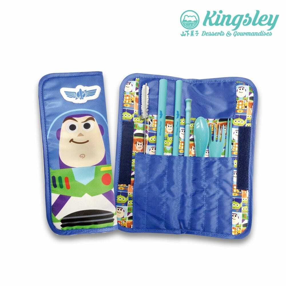 Disney環保飲管連餐具