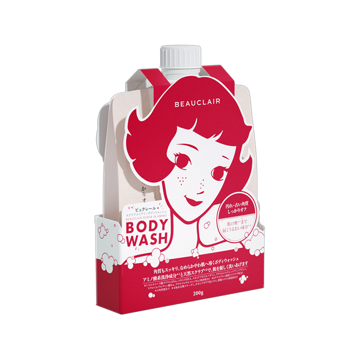 BEAUCLAIR 酒粕雪鹽身體磨砂 200G