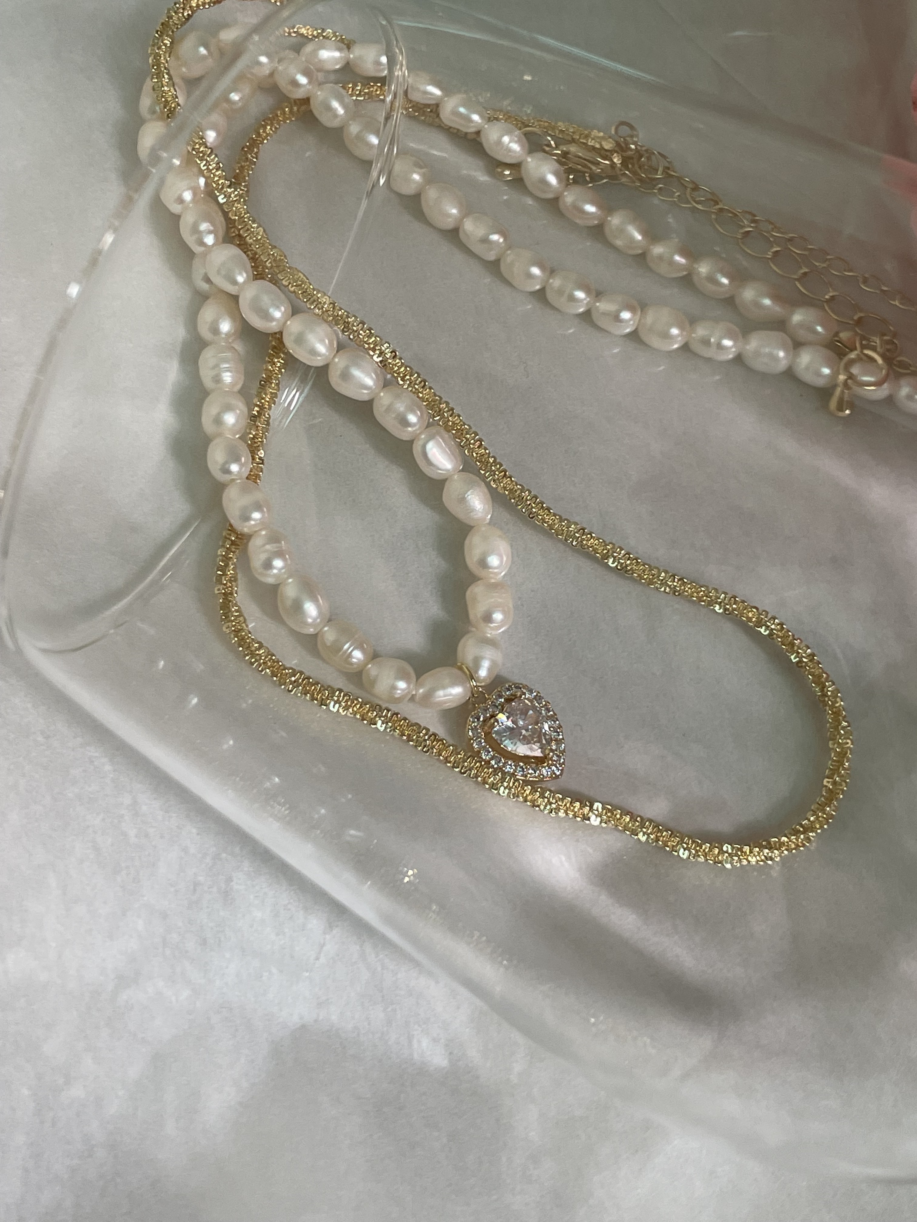 Sparkle necklace set