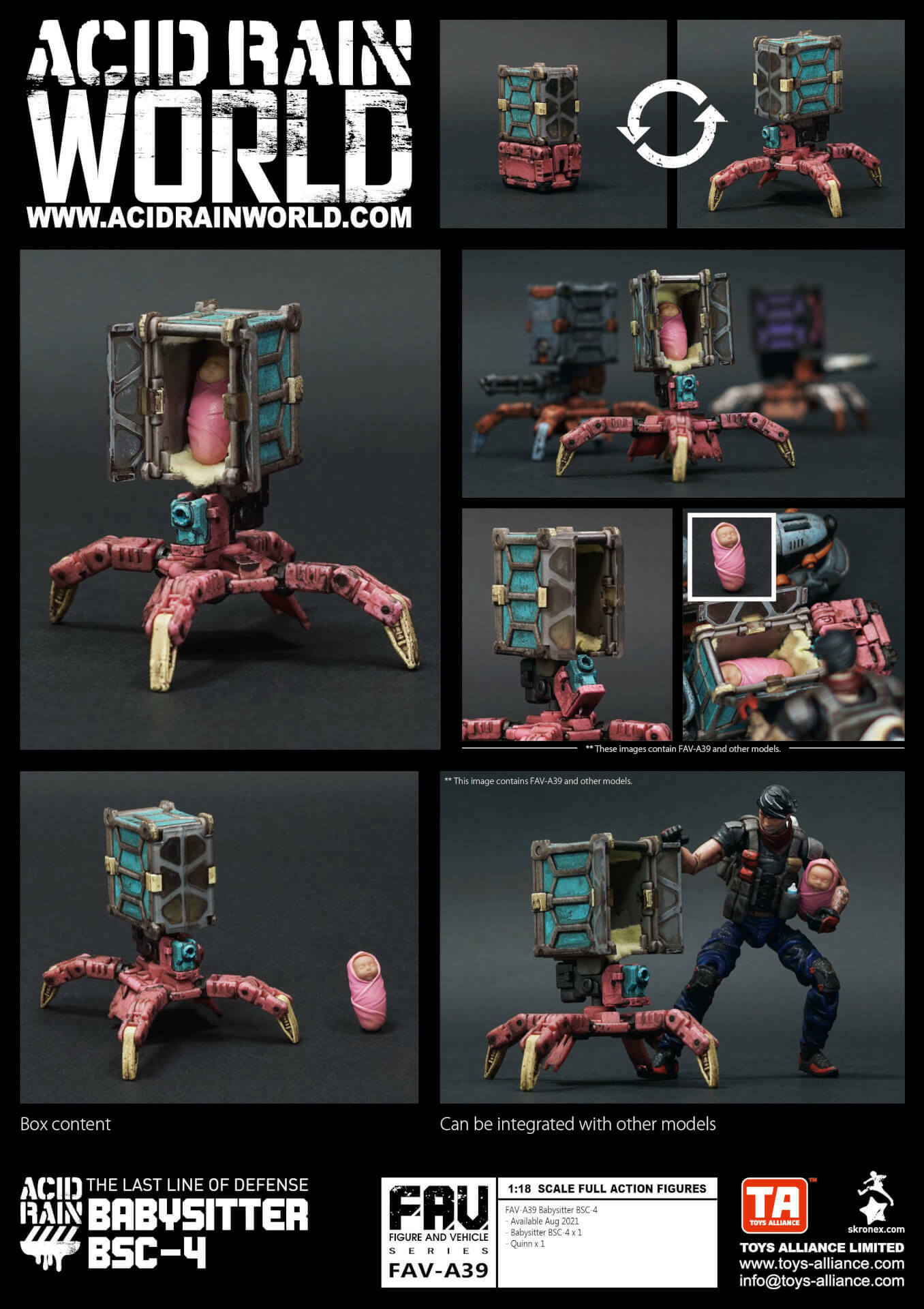 Toys Alliance : 1/18 酸雨戰爭 FAV-A39 保姆 BSC-4