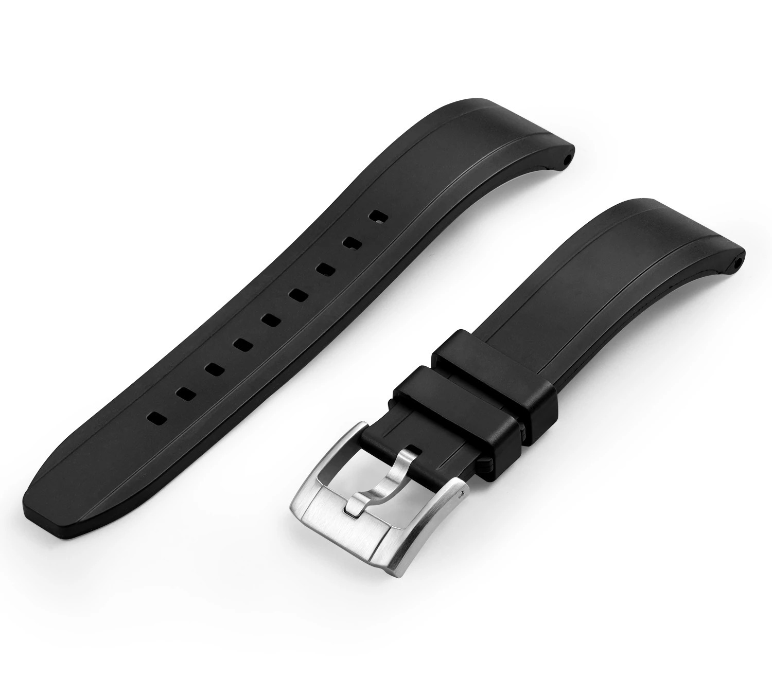 Straight End FKM Rubber Strap (UX03)