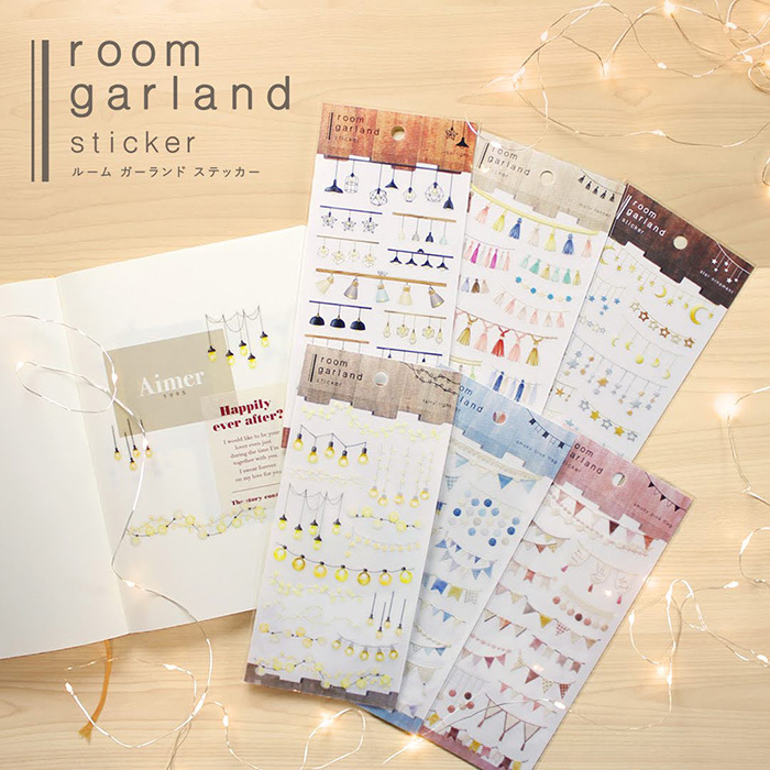 Mind Wave Sticker－Room Garland Series (Japanese Stationery Brand)