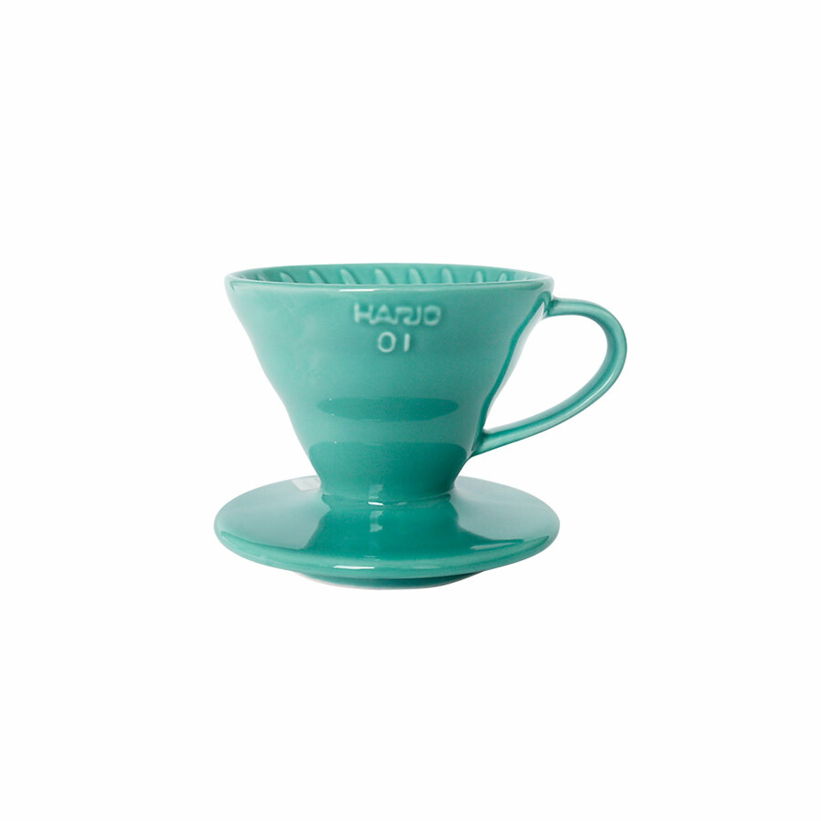 HARIO V60湖水綠01彩虹磁石濾杯