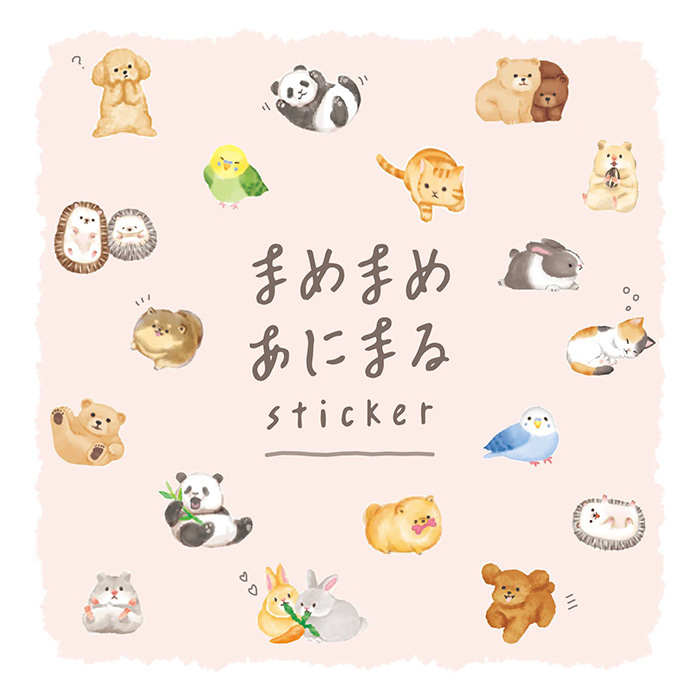 Mind Wave Sticker－Mame Mame Series (Japanese Stationery Brand)