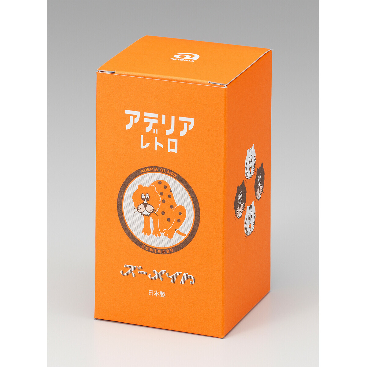 老虎款 昭和復古系列 曲線低腳杯｜日本石塚硝子