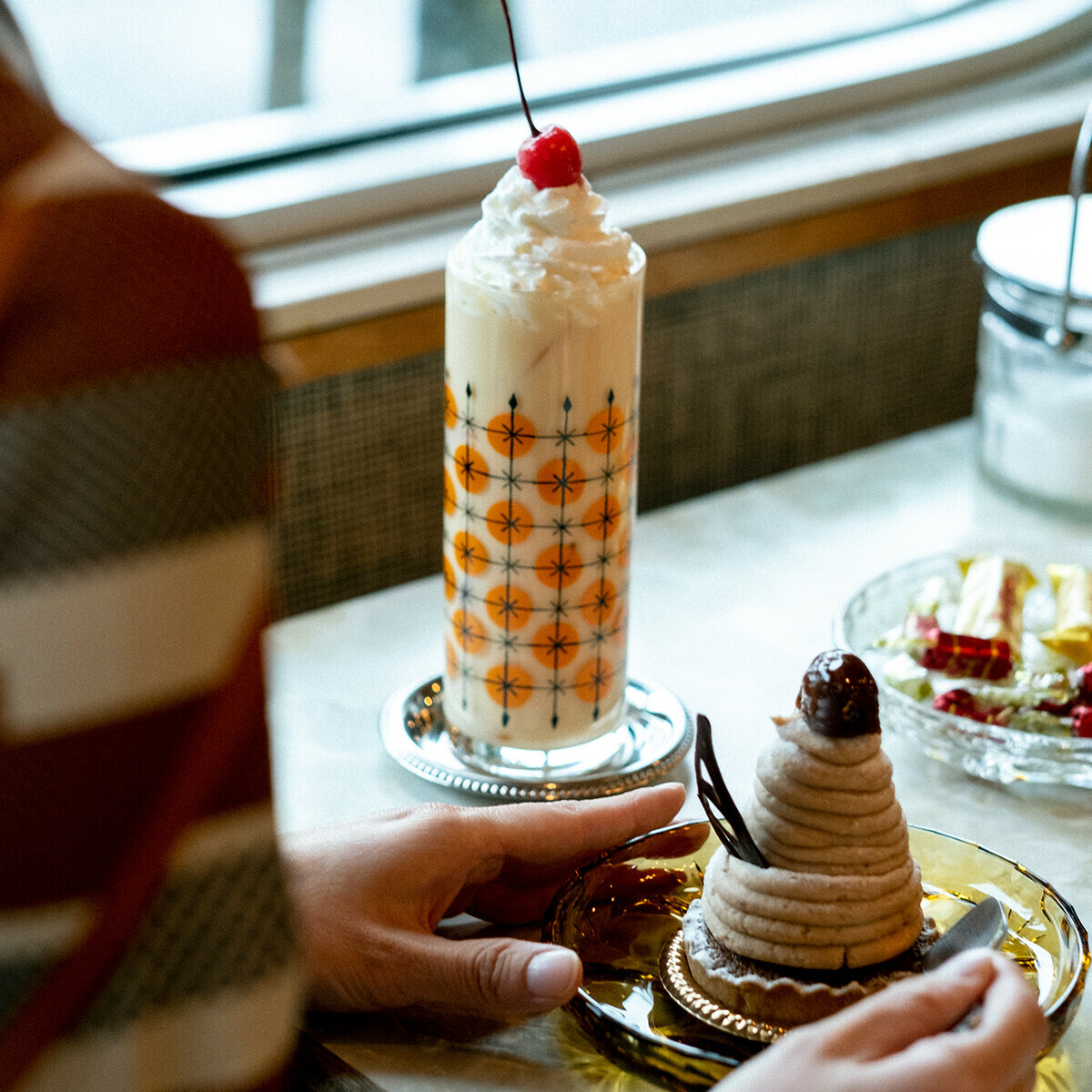 昭和復古柵欄花樣 玻璃飲料杯｜日本石塚硝子