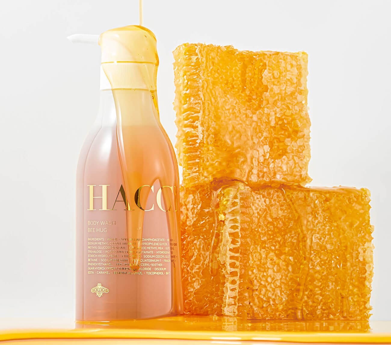 HACCI Bee Body Wash Bee Hug 醇厚蜂蜜沐浴精華 385ml