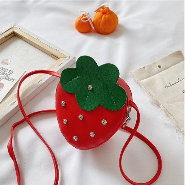 韓風可愛草莓單肩包 DH02