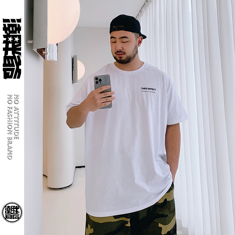 潮胖爺大尺碼-潮牌短袖T恤〈ASTS3172〉