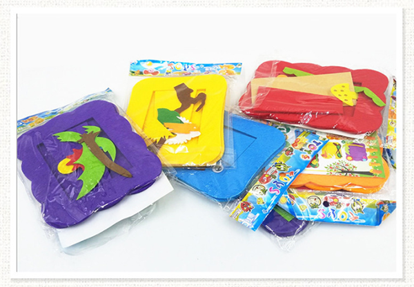 DIY粘貼布藝相框 120