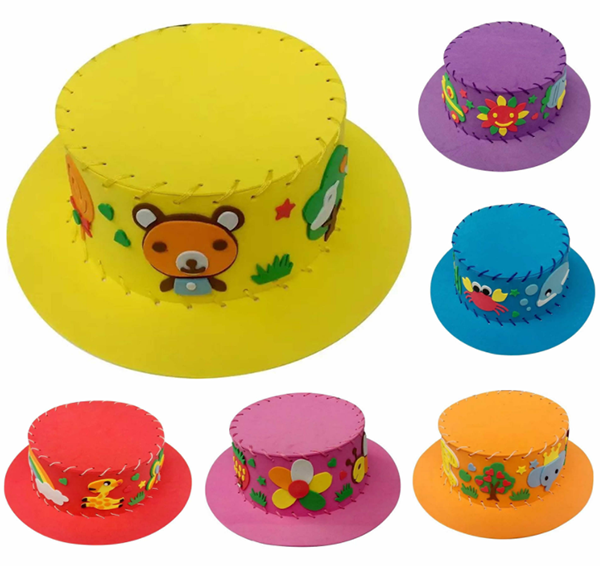 DIY EVA製作可愛帽子 021