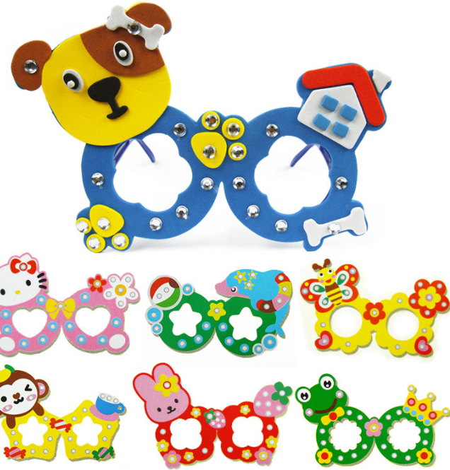 DIY立體黏貼眼鏡 122