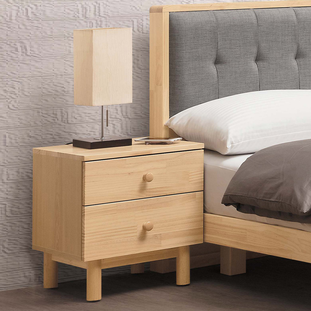 哥本哈根實木床頭櫃(D805)