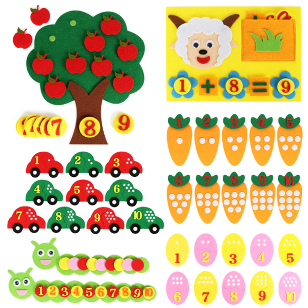 DIY不織布數學玩教具 LG24517(多款)