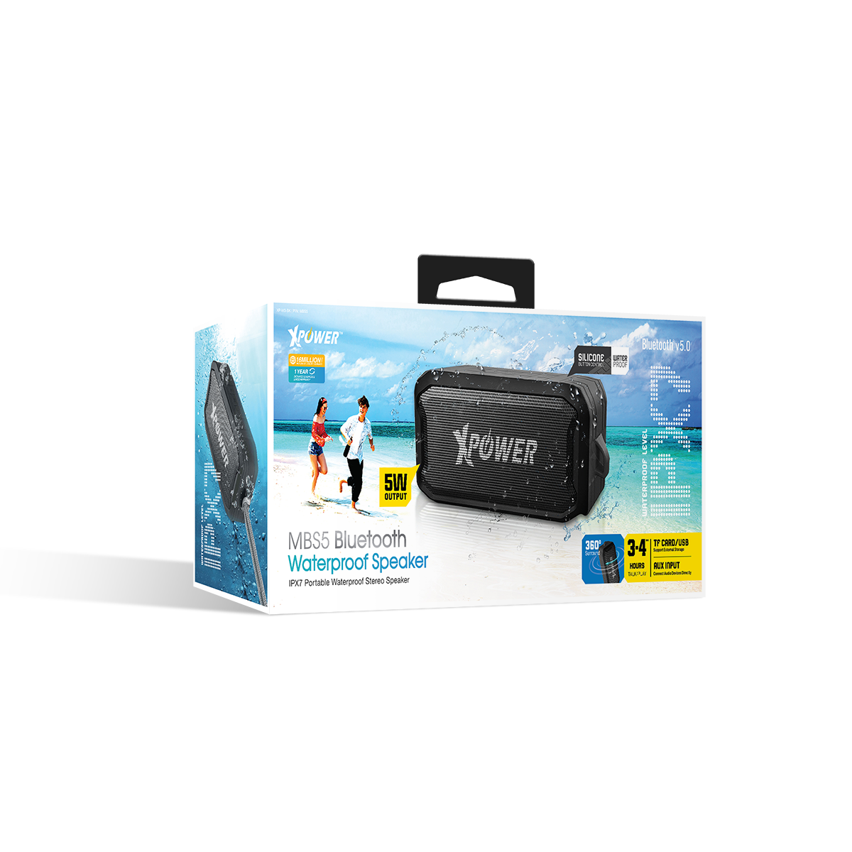 XPower MBS5防水藍牙5.0喇叭