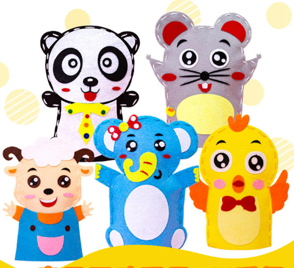 DIY不織布手套玩偶材料包 SY139