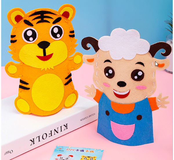 DIY不織布手套玩偶材料包 SY139